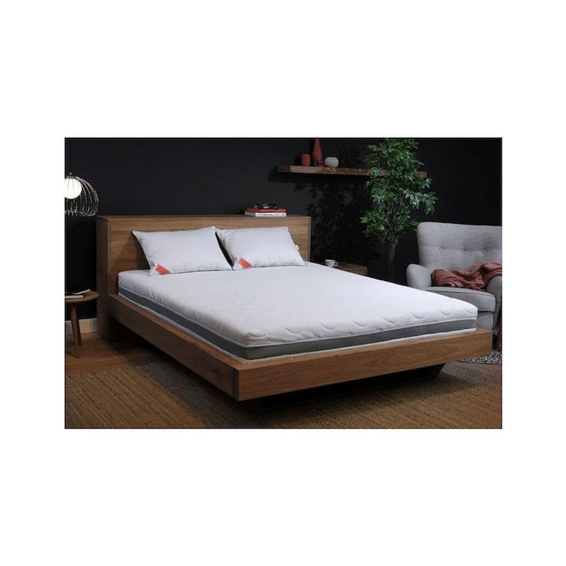 Casa si Gradina - Mobilier - Saltele si somiere - Saltele - Saltea Ortopedica, Buona Notte, Biolix,160x200x30 cm, spuma poliuretanica cu memorie, hipoalegenic, reversibila, fermitate medie, husa Heros - Infinity.ro