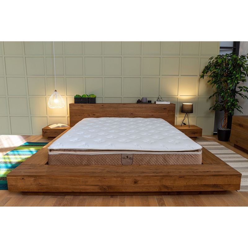 Casa si Gradina - Mobilier - Saltele si somiere - Saltele - Saltea Ortopedica, Buona Notte. Zafiro,90x190x30cm, spuma poliuretanica si arcuri ambalate individual, hipoalegenic, fermitate medie, husa star - Infinity.ro