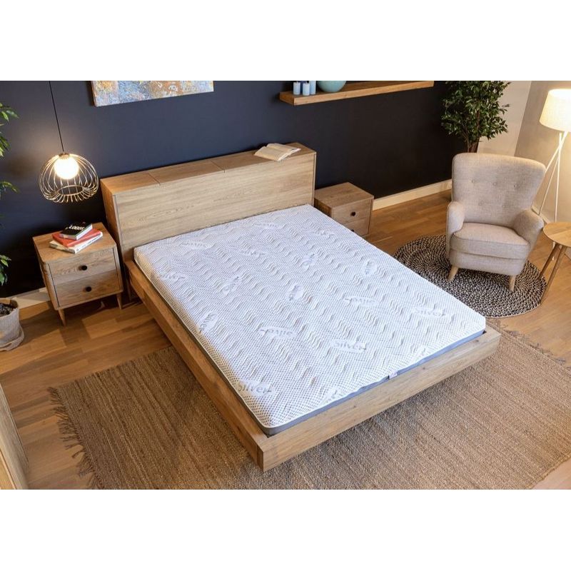 Casa si Gradina - Mobilier - Saltele si somiere - Saltele - Saltea Ortopedica, Buona Notte, Zafiro, 90x200x30cm, spuma poliuretanica si arcuri ambalate individual, hipoalegenic, fermitate medie, husa star - Infinity.ro