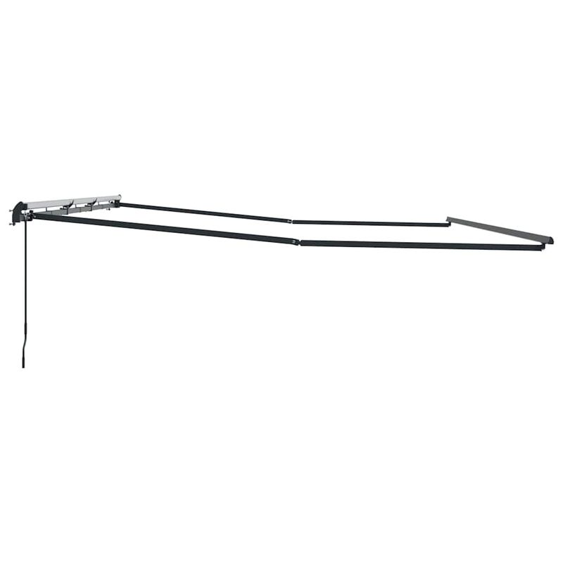 Casa si Gradina - Gradina si terasa - Umbrele si pavilioane - Pavilioane - Cadru de copertina manual antracit, 6 x 3 m, Metal - Infinity.ro