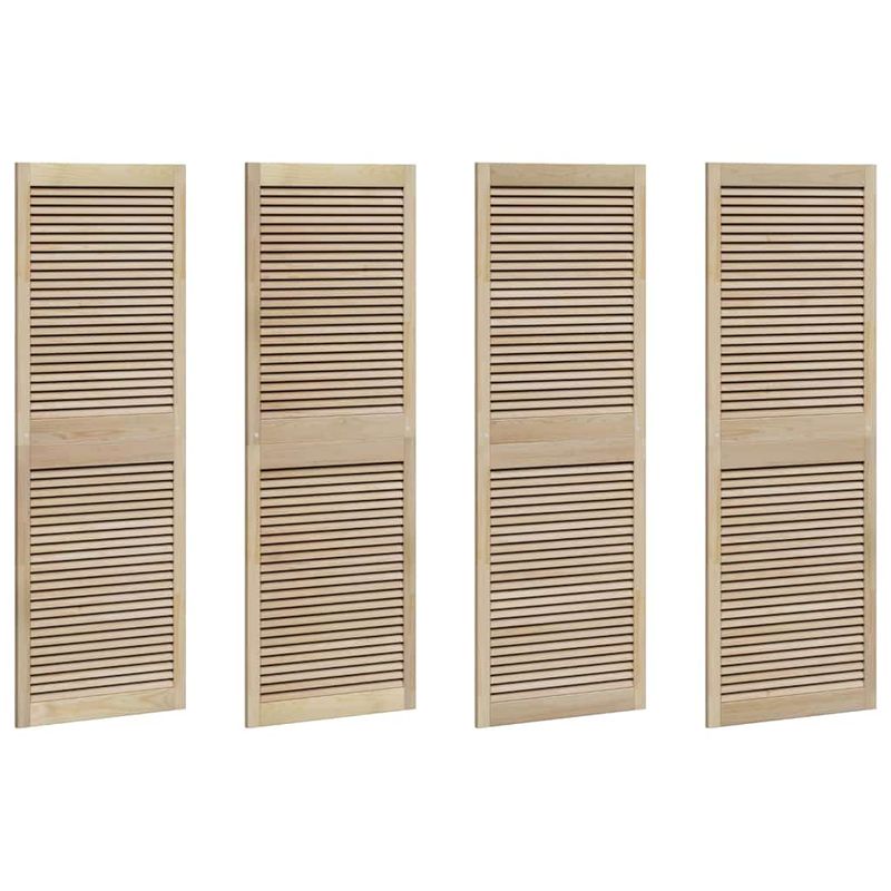 Casa si Gradina - Mobilier - Dulapuri si sifoniere - Dulapuri - Usi de cabinet 4 pcs Maro 170 x 59.5 x 2.1 cm Lemn masiv de pin - Infinity.ro