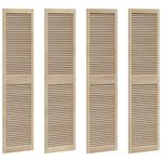 Casa si Gradina - Mobilier - Dulapuri si sifoniere - Dulapuri - Usi de cabinet 4 pcs Maro 201 x 49.5 x 2.1 cm Lemn masiv de pin - Infinity.ro