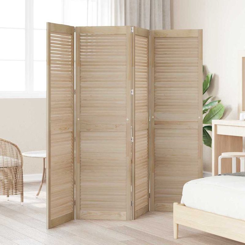 Casa si Gradina - Mobilier - Dulapuri si sifoniere - Dulapuri - Usi de cabinet 4 pcs Maro 201 x 49.5 x 2.1 cm Lemn masiv de pin - Infinity.ro