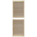Casa si Gradina - Mobilier - Dulapuri si sifoniere - Dulapuri - Usi de cabinet 4 pcs Maro 170 x 59.5 x 2.1 cm Lemn masiv de pin - Infinity.ro