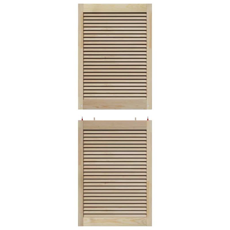 Casa si Gradina - Mobilier - Dulapuri si sifoniere - Dulapuri - Usi de cabinet 4 pcs Maro 170 x 59.5 x 2.1 cm Lemn masiv de pin - Infinity.ro