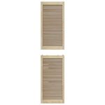 Casa si Gradina - Mobilier - Dulapuri si sifoniere - Dulapuri - Usi de cabinet 4 pcs Maro 201 x 49.5 x 2.1 cm Lemn masiv de pin - Infinity.ro