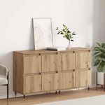 Casa si Gradina - Mobilier - Comode si corpuri - Comode - Bufeturi 2 pcs stejar artizanal 120 x 35 x 70 cm Lemn compozit - Infinity.ro