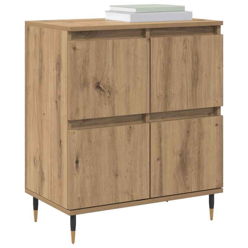 Casa si Gradina - Mobilier - Comode si corpuri - Comode - Bufeturi 2 pcs stejar artizanal 120 x 35 x 70 cm Lemn compozit - Infinity.ro