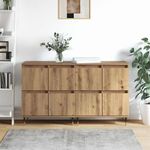 Casa si Gradina - Mobilier - Comode si corpuri - Comode - Bufeturi 2 pcs stejar artizanal 120 x 35 x 70 cm Lemn compozit - Infinity.ro