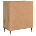 Casa si Gradina - Mobilier - Comode si corpuri - Comode - Bufeturi 2 pcs stejar artizanal 120 x 35 x 70 cm Lemn compozit - Infinity.ro