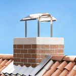 Casa si Gradina - Termice - Sobe, Seminee si accesorii - Accesorii seminee si sobe - Hood pentru cos de fum Argintiu 40 x 40 x 37.5 cm - Infinity.ro