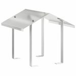 Casa si Gradina - Termice - Sobe, Seminee si accesorii - Accesorii seminee si sobe - Hood pentru cos de fum Argintiu 40 x 40 x 37.5 cm - Infinity.ro