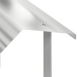 Casa si Gradina - Termice - Sobe, Seminee si accesorii - Accesorii seminee si sobe - Hood pentru cos de fum Argintiu 40 x 40 x 37.5 cm - Infinity.ro