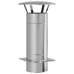 Casa si Gradina - Termice - Sobe, Seminee si accesorii - Accesorii seminee si sobe - Extensie pentru semineu Argintiu 35 x 35 x 65 cm - Infinity.ro