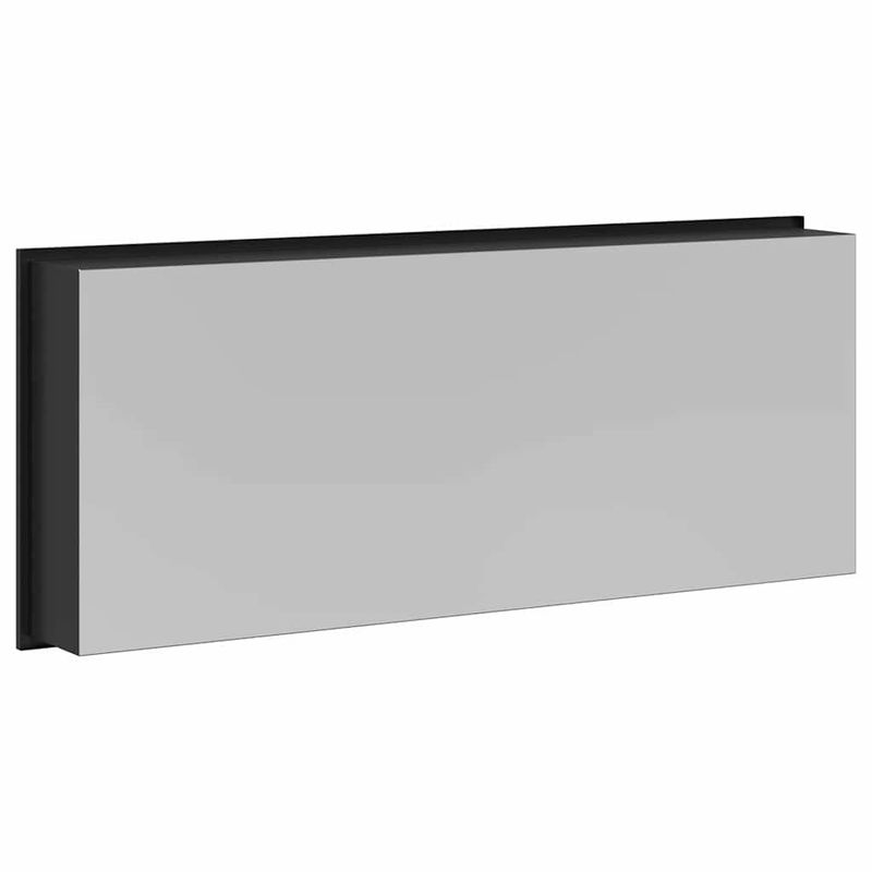 Casa si Gradina - Mobilier - Mobilier baie - Etajere baie - Nisa de Dus Negru 75 x 30 x 9.5 cm Otel inoxidabil - Infinity.ro