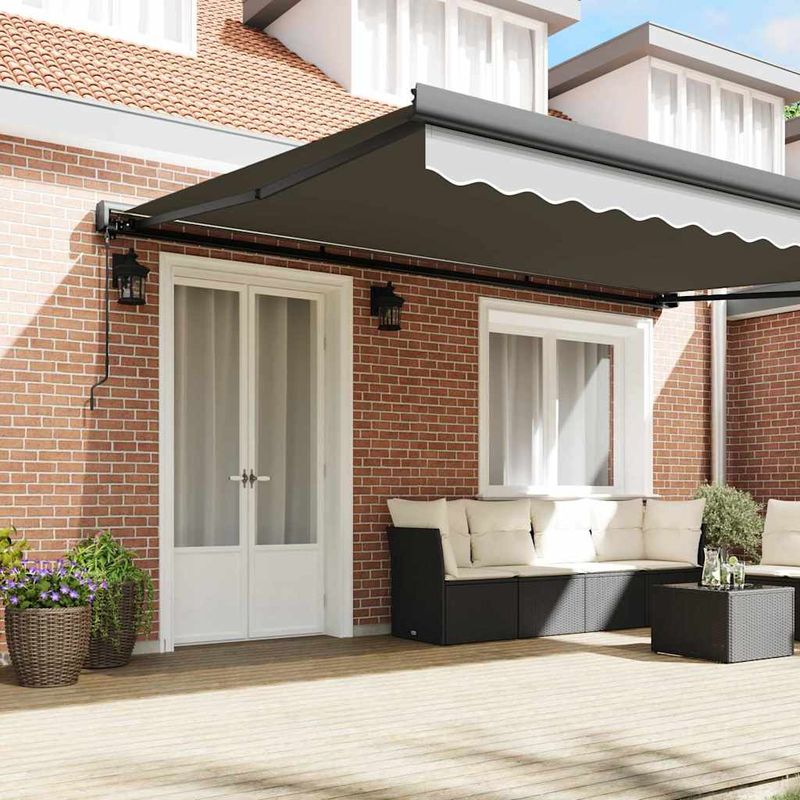 Casa si Gradina - Gradina si terasa - Umbrele si pavilioane - Umbrele - Copertina Antracit 4,5 × 3 m Metal - Infinity.ro