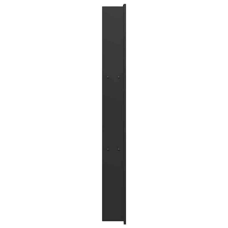 Casa si Gradina - Mobilier - Mobilier baie - Etajere baie - Nisa de Dus Negru 90 x 20 x 9.5 cm Otel inoxidabil - Infinity.ro