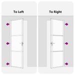 Casa si Gradina - Constructii - Usi interior, exterior si garaj - Usi garaj - Usa de interior Negru 102.5 x 201.5 cm - Infinity.ro