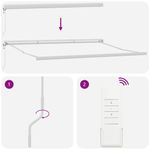 Casa si Gradina - Gradina si terasa - Umbrele si pavilioane - Pavilioane - Copertina Alb 5 x 3 m Metal - Infinity.ro