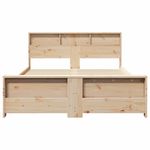 Casa si Gradina - Mobilier - Paturi si accesorii - Paturi - Cadru de pat cu headboard Maro 150 x 200 cm Lemn masiv de pin - Infinity.ro