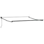 Casa si Gradina - Gradina si terasa - Umbrele si pavilioane - Pavilioane - Cadru de copertina manual antracit, 3 x 2,5 m, Metal - Infinity.ro