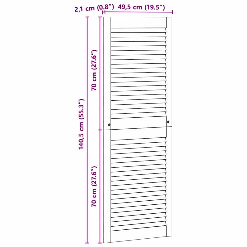 Casa si Gradina - Mobilier - Dulapuri si sifoniere - Dulapuri - Usi de cabinet Other cu usa 4 pcs Maro 140.5 x 49.5 x 2.1 cm - Infinity.ro
