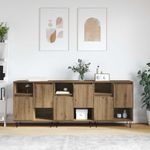 Casa si Gradina - Mobilier - Comode si corpuri - Comode - Bufeturi 3 pcs stejar artizanal 180 x 35 x 70 cm Lemn compozit - Infinity.ro