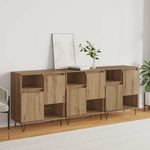 Casa si Gradina - Mobilier - Comode si corpuri - Comode - Bufeturi 3 pcs stejar artizanal 180 x 35 x 70 cm Lemn compozit - Infinity.ro