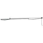 Casa si Gradina - Gradina si terasa - Umbrele si pavilioane - Pavilioane - Cadru de copertina manual antracit, 4 × 3 m, Metal - Infinity.ro