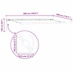 Casa si Gradina - Gradina si terasa - Umbrele si pavilioane - Pavilioane - Copertina Alb 5 x 3 m Metal - Infinity.ro