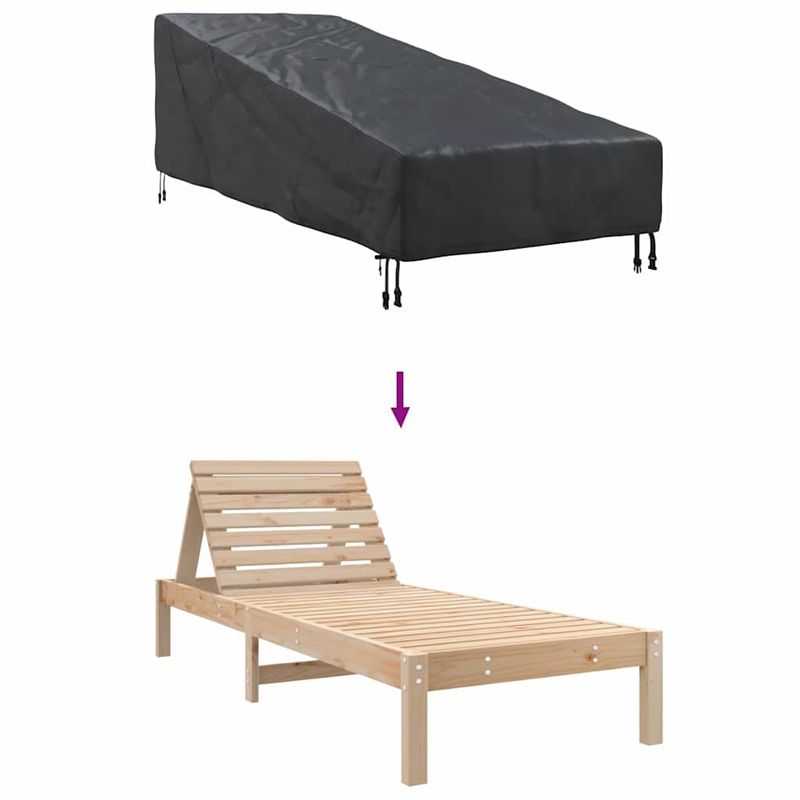Casa si Gradina - Textile si covoare - Huse pentru mobilier - Husa pentru mobilier de exterior 195 x 76 x 82 cm - Infinity.ro