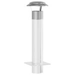 Casa si Gradina - Termice - Sobe, Seminee si accesorii - Accesorii seminee si sobe - Husa de ploaie pentru cos Argintiu 25 x 25 x 20 cm - Infinity.ro