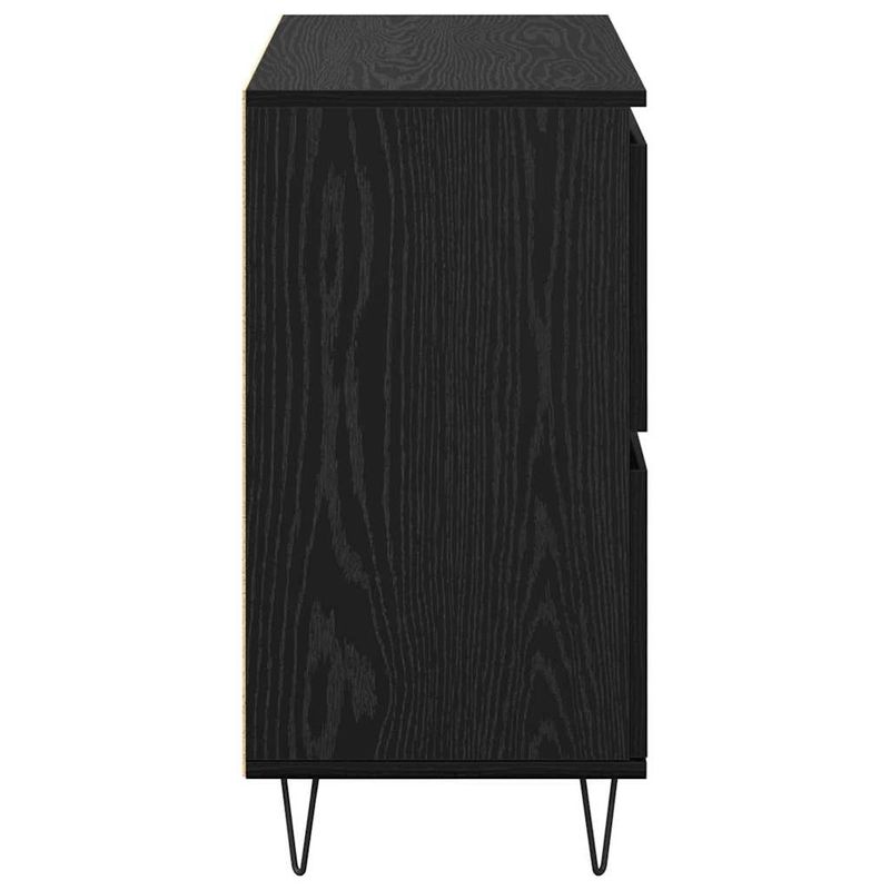 Casa si Gradina - Mobilier - Comode si corpuri - Comode - Bufeturi 2 pcs Stejar negru 120 x 35 x 70 cm Lemn compozit - Infinity.ro