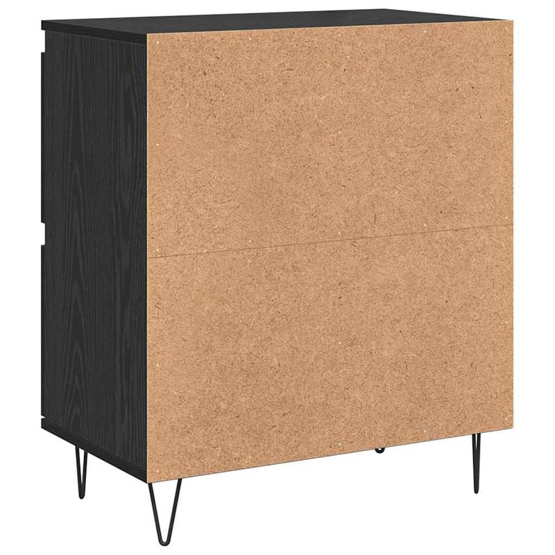 Casa si Gradina - Mobilier - Comode si corpuri - Comode - Bufeturi 2 pcs Stejar negru 120 x 35 x 70 cm Lemn compozit - Infinity.ro