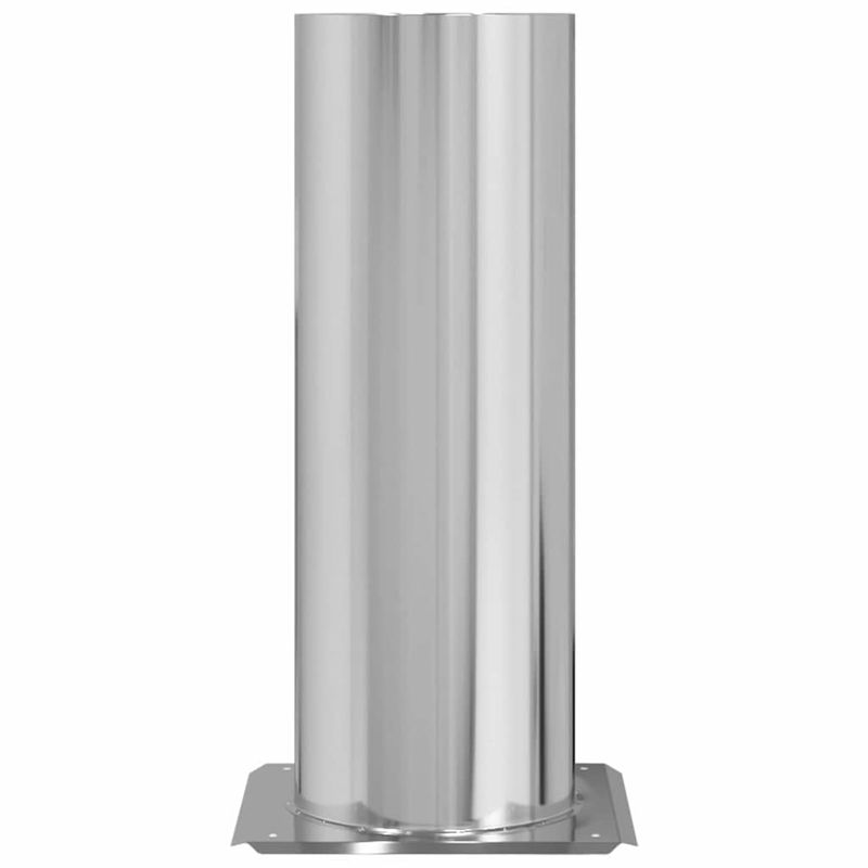 Casa si Gradina - Termice - Sobe, Seminee si accesorii - Accesorii seminee si sobe - Extensie pentru Capac de Semineu Argintiu 29 x 29 x 50 cm - Infinity.ro