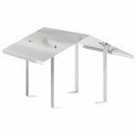 Casa si Gradina - Termice - Sobe, Seminee si accesorii - Accesorii seminee si sobe - Hood pentru cos de fum Argintiu 50 x 50 x 37 cm Otel inoxidabil - Infinity.ro