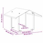 Casa si Gradina - Termice - Sobe, Seminee si accesorii - Accesorii seminee si sobe - Hood pentru cos de fum Argintiu 50 x 50 x 37 cm Otel inoxidabil - Infinity.ro