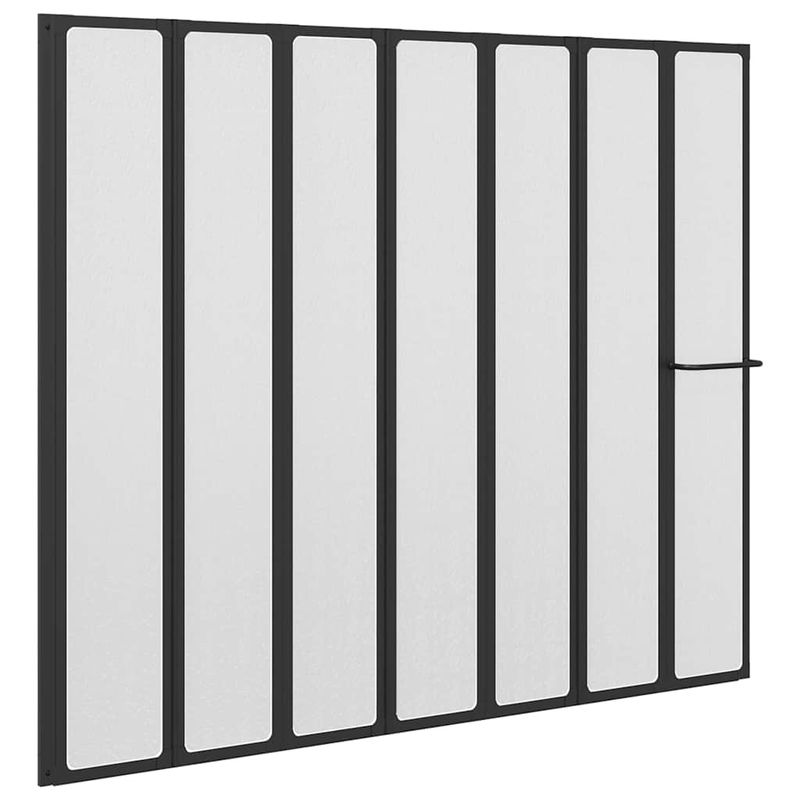 Casa si Gradina - Sanitare - Cazi si cabine de dus - Paravane si usi - Paravan de dus Pliere Other Manual Negru 168 x 140 cm Aluminiu - Infinity.ro