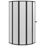 Casa si Gradina - Sanitare - Cazi si cabine de dus - Paravane si usi - Paravan de dus Pliere Other Manual Negru 168 x 140 cm Aluminiu - Infinity.ro