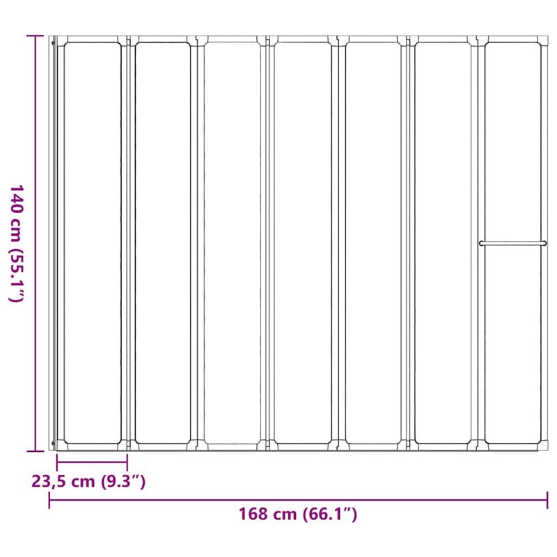 Casa si Gradina - Sanitare - Cazi si cabine de dus - Paravane si usi - Paravan de dus Pliere Other Manual Negru 168 x 140 cm Aluminiu - Infinity.ro