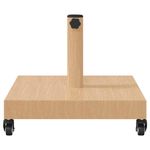 Casa si Gradina - Gradina si terasa - Umbrele si pavilioane - Umbrele - Baze pentru umbrele de exterior Lemn deschis 45 x 45 x 32 cm - Infinity.ro