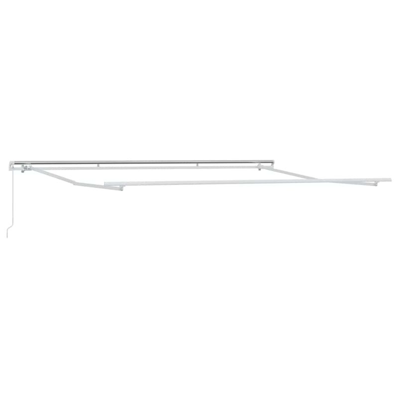 Casa si Gradina - Gradina si terasa - Umbrele si pavilioane - Umbrele - Copertina Manual Alb 4,5 × 3 m Metal - Infinity.ro