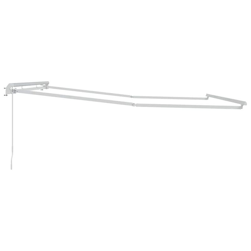 Casa si Gradina - Gradina si terasa - Umbrele si pavilioane - Umbrele - Copertina Manual Alb 4,5 × 3 m Metal - Infinity.ro