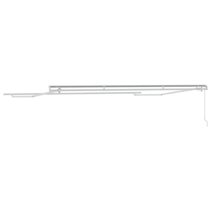 Casa si Gradina - Gradina si terasa - Umbrele si pavilioane - Umbrele - Copertina Manual Alb 4,5 × 3 m Metal - Infinity.ro