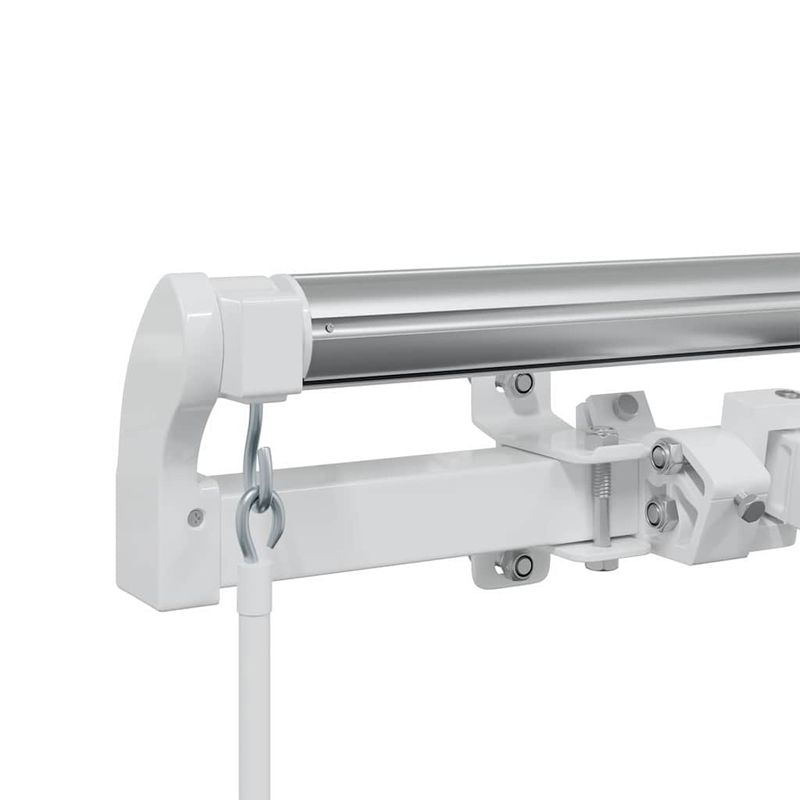 Casa si Gradina - Gradina si terasa - Umbrele si pavilioane - Umbrele - Copertina Manual Alb 4,5 × 3 m Metal - Infinity.ro