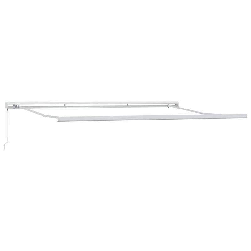 Casa si Gradina - Gradina si terasa - Umbrele si pavilioane - Umbrele - Copertina Manual Alb 4,5 × 3 m Metal - Infinity.ro