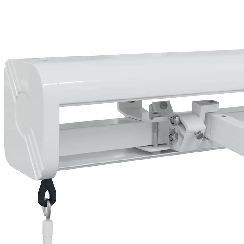 Casa si Gradina - Gradina si terasa - Umbrele si pavilioane - Umbrele - Copertina Manual Alb 4,5 × 3 m Metal - Infinity.ro