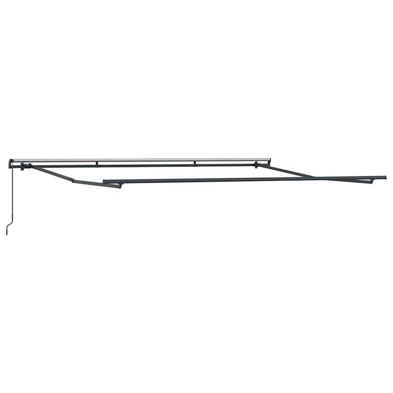 Casa si Gradina - Gradina si terasa - Umbrele si pavilioane - Umbrele - Cadru de copertina manual antracit, 4 × 3 m, Metal - Infinity.ro