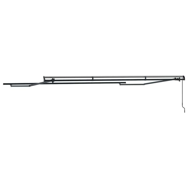 Casa si Gradina - Gradina si terasa - Umbrele si pavilioane - Umbrele - Cadru de copertina manual antracit, 4 × 3 m, Metal - Infinity.ro