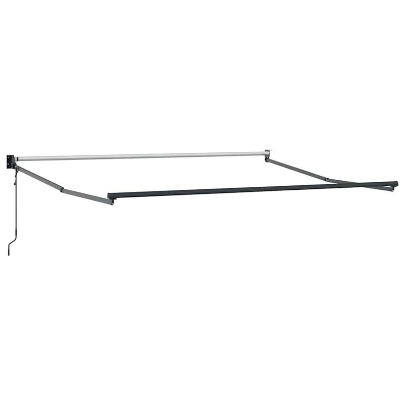 Casa si Gradina - Gradina si terasa - Umbrele si pavilioane - Umbrele - Cadru de copertina manual antracit, 3.5 x 2.5 m, Metal - Infinity.ro